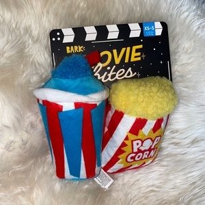 BARK Behind the Squeaks MOVIE BITES multi-part dog toy for XS-S 0-20 lbs NWT